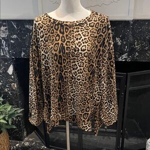 Leopard Print Women's Top